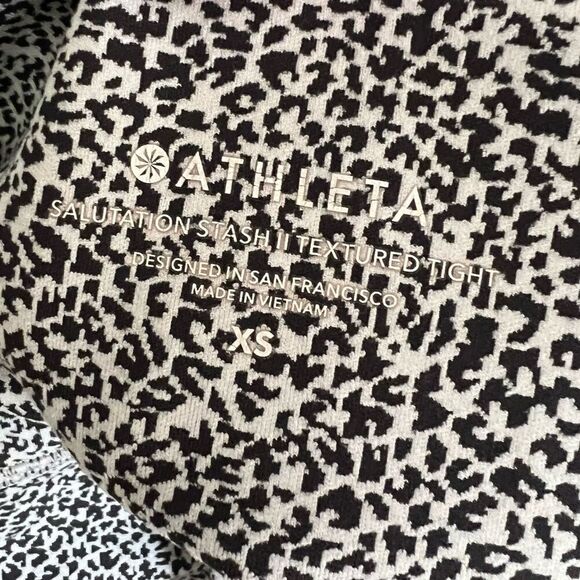 Athleta Ultimate Stash Textured 7/8 Tight Camilla Water Violet Texture Size XS - Picture 6 of 8